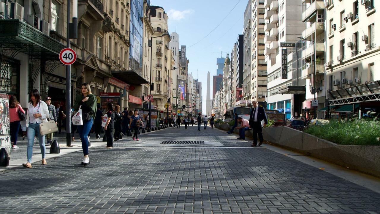 Estilo Y Comodidad En Av Corrientes, Departamento Con Estacionamiento Para Autos ブエノスアイレス エクステリア 写真